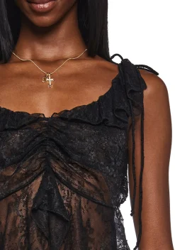 Current Mood Tops|Plus*Do Me A Favor Ruffled Top