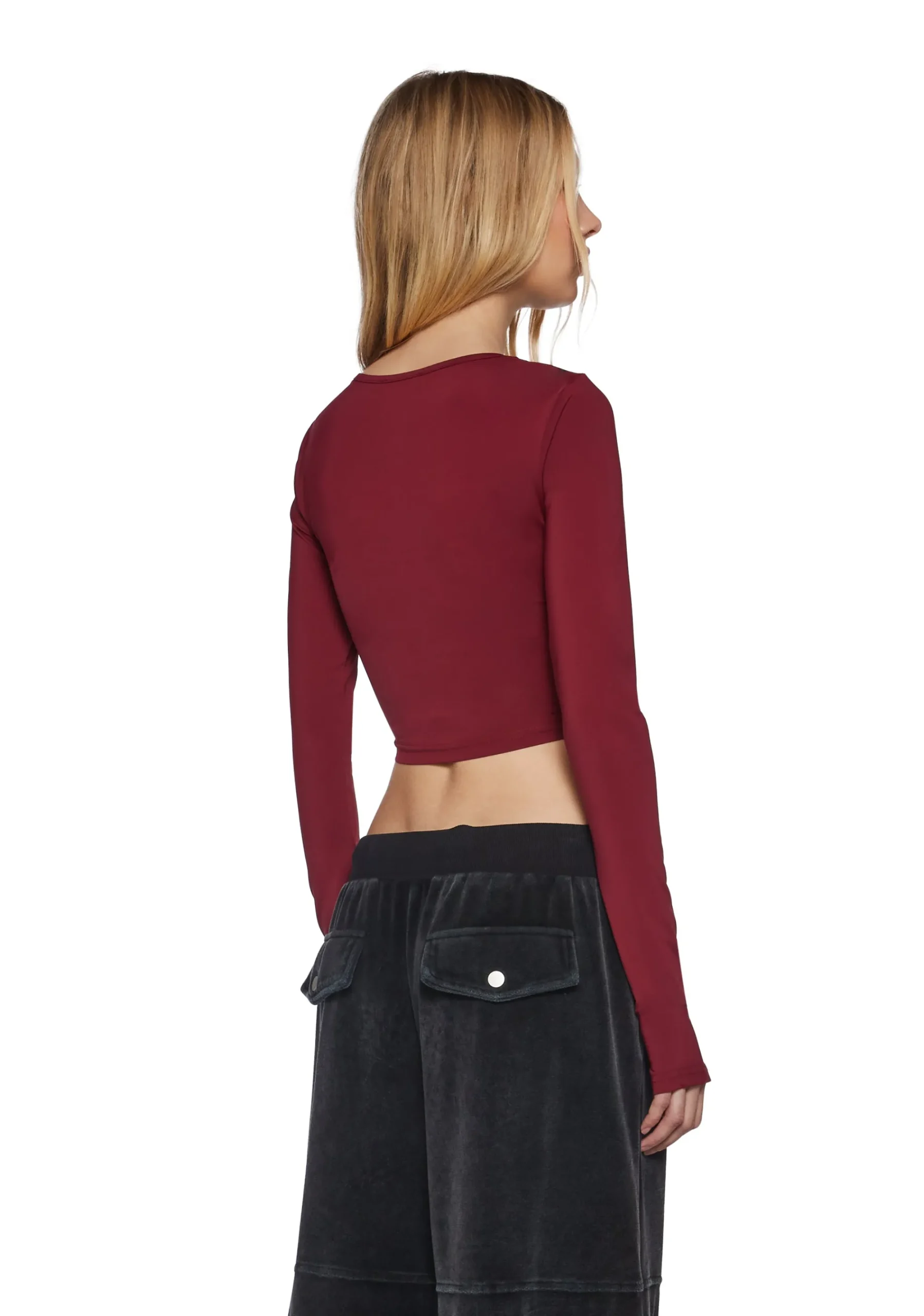 Poster Grl Corsets|Tops*Do You Good Mesh Corset Top - Red