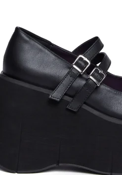 Demonia Platforms|Mary Janes*Dollhaus Platform Mary Janes