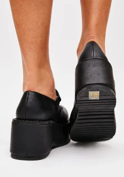 Demonia Platforms|Mary Janes*Dollie-01 Platform Mary Janes