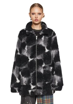 Current Mood Outerwear|Plus*Don’t Overthink it Sherpa Jacket