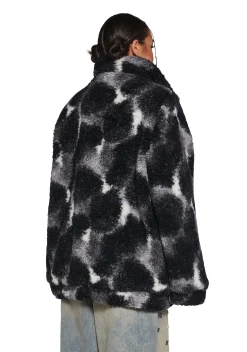 Current Mood Outerwear|Plus*Don’t Overthink it Sherpa Jacket