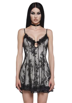 Widow Dresses*Dove Faithfully Doomed Lace Dress