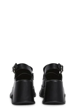 dELiA*s by Dolls Kill Platforms*Downtime Slingback Loafers - Black