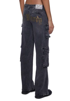 Ed Hardy Bottoms|Pants*Dragon Cargo Jeans