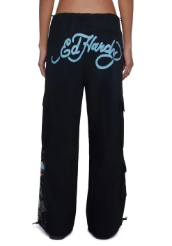 Ed Hardy Bottoms|Pants*Dragon Poplin Cargo Pants