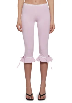 Sugar Thrillz Bottoms|Plus*Drawing Hearts Capri Pants
