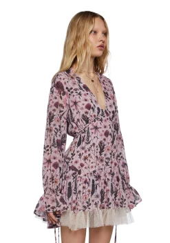 Current Mood Dresses|Mini Dresses*Dreamy Dusk Mini Dress - Floral