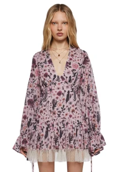 Current Mood Dresses|Mini Dresses*Dreamy Dusk Mini Dress - Floral