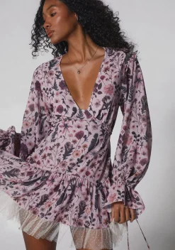 Current Mood Dresses|Mini Dresses*Dreamy Dusk Mini Dress - Floral