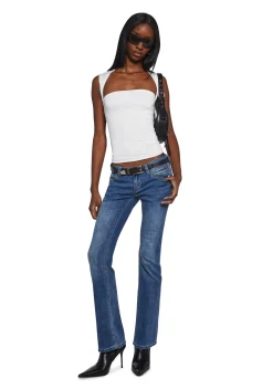 X_TEMPTATION LA Tops*Dress Code Violation Crop Top - Ivory