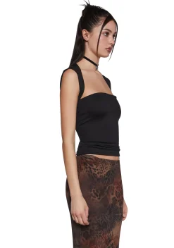 X_TEMPTATION LA Tops*Dress Code Violation Crop Top