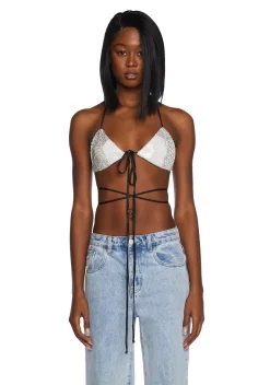 Poster Grl Tops*Drip Disorder Rhinestone Bra