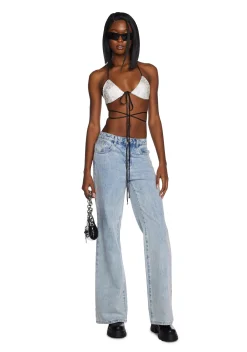 Poster Grl Tops*Drip Disorder Rhinestone Bra
