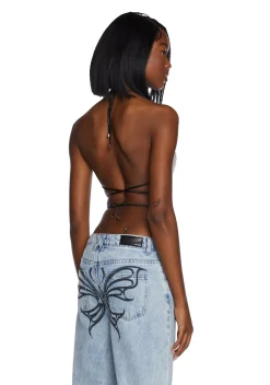 Poster Grl Tops*Drip Disorder Rhinestone Bra