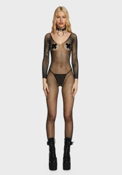 x_Leg Avenue Jumpsuits & Rompers|Lingerie*Dripped Out Fishnet Catsuit