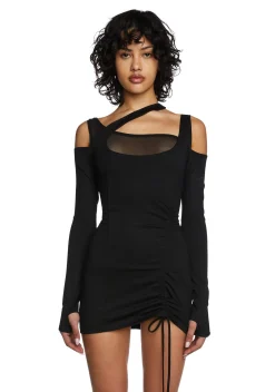 Poster Grl Dresses|Mini Dresses*Drop A Name Long Sleeve Mini Dress