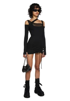 Poster Grl Dresses|Mini Dresses*Drop A Name Long Sleeve Mini Dress