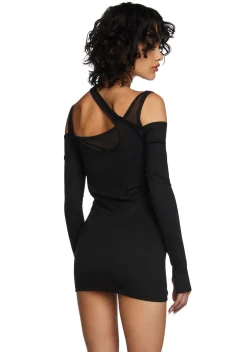 Poster Grl Dresses|Mini Dresses*Drop A Name Long Sleeve Mini Dress