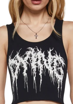 Widow Tops|Plus*Dying Ribbed Tank Top