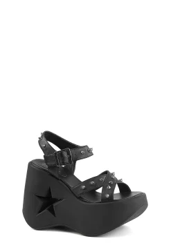 Demonia Heels*DYNAMITE-02 Dark Party In My Head Platforms