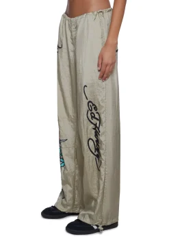 Ed Hardy Bottoms|Pants*Eagle Anchor Nylon Pants