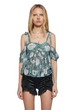 Current Mood Tops|Plus*Earthy Affection Off The Shoulder Top