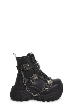 Demonia Boots*Echo-60 Harcore Ankle Boots