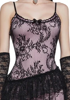 Widow Dresses|Mini Dresses*Eclipsed Romance Lace Mini Dress