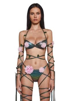 Club Exx Lingerie|Plus*Electric Bloom Bra Top