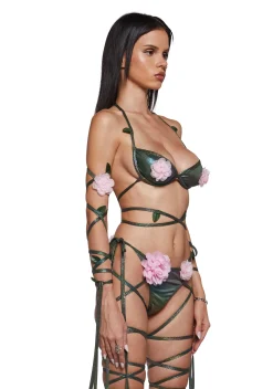 Club Exx Lingerie|Plus*Electric Bloom Bra Top
