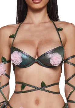 Club Exx Lingerie|Plus*Electric Bloom Bra Top