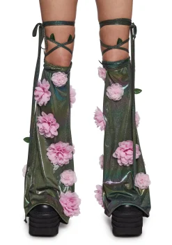 Club Exx Socks & Tights*Electric Bloom Leg Warmers