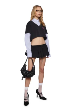 dELiA*s by Dolls Kill Tops|Plus*Elegant Turn Short Sleeve Top