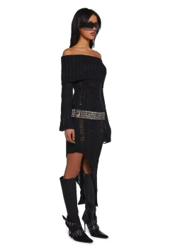 Generation Kiss Dresses*Elena Asymmetrical Midi Dress