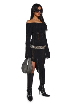 Generation Kiss Dresses*Elena Asymmetrical Midi Dress