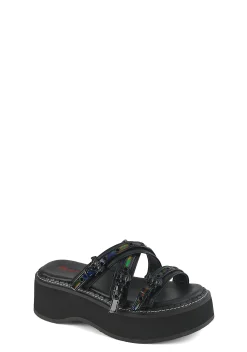 Demonia Sandals*Emily-07 Strappy Holo Sandals