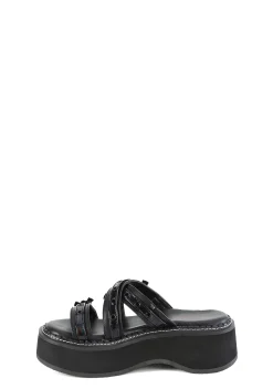 Demonia Sandals*Emily-07 Strappy Holo Sandals