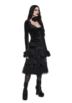 Widow Tops*Enamored Galore Long Sleeve Top