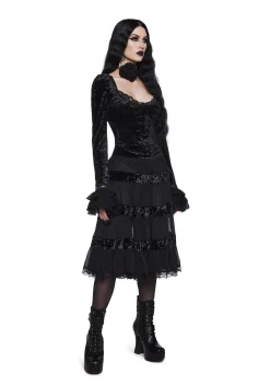 Widow Tops*Enamored Galore Long Sleeve Top