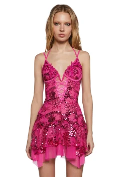 Club Exx Dresses|Plus*Enchanted Euphoria Sequin Dress