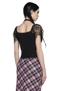 Widow Tops|Plus*Enchanted Marionette Lace Top