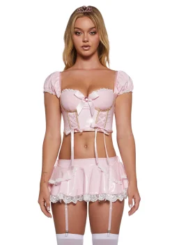 Trickz N' Treatz Lingerie|Plus*Enchanted Sleeper Lingerie Set