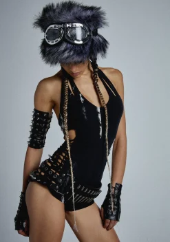 Club Exx Jumpsuits & Rompers|Plus*Endless Horizon Shredded Romper - Black