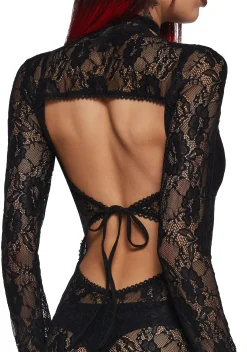 Widow Jumpsuits & Rompers*Enraptured Nightfall Lace Jumpsuit