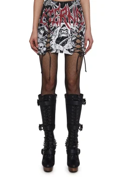 Widow Bottoms|Skirts*Eternal Damnation Graphic Skirt