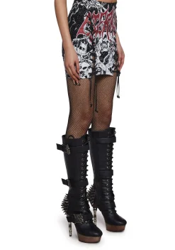 Widow Bottoms|Skirts*Eternal Damnation Graphic Skirt