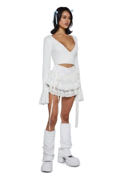 Sugar Thrillz Tops*Eternal Elegance Wrap Top