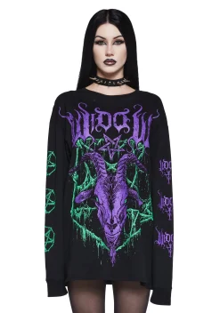 Widow Tops|Plus*Eternal Hex Long Sleeve Tee