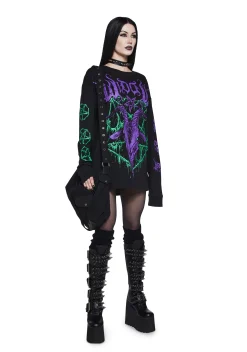 Widow Tops|Plus*Eternal Hex Long Sleeve Tee